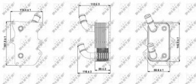 WILMINK GROUP wg1720040 -  масляный радиатор, двигательное масло